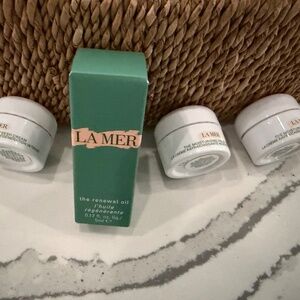 La Mer Renewal Oil and The Moisturizing Fresh Face Cream Samples